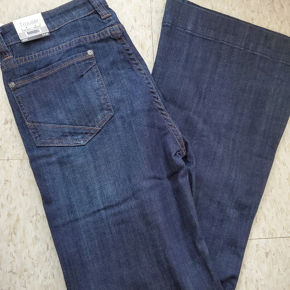 Rock & Roll Denim High Rise Trousers